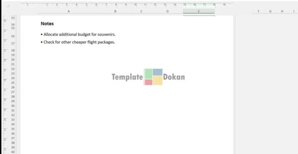 Personal Budget Template